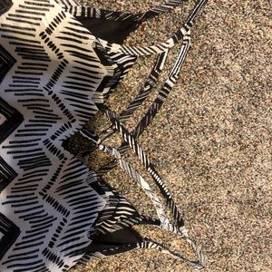 Black and white dress